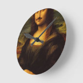 mona lisa mustache ronde klok (Hoek)