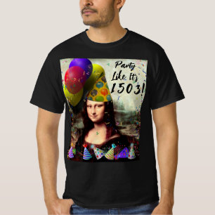 Mona Lisa Nieuwjaar T-shirt