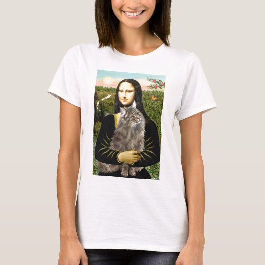 Mona Lisa - Noorse Boskat T-shirt (Voorkant)