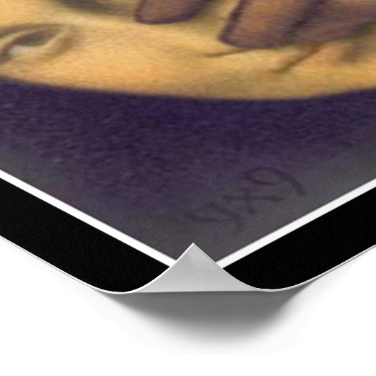 Mona Lisa - Ongemaskeerd Poster (Hoek)