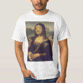 Mona Lisa - Ongemaskeerd T-shirt (Voorkant)