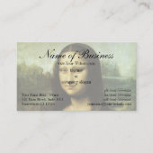 Mona Lisa (ook bekend als La Gioconda) door Leonar Visitekaartje (Voorkant)