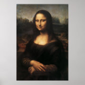 Mona Lisa op canvas Poster (Voorkant)