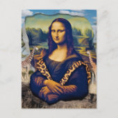 Mona Lisa op safari Briefkaart (Voorkant)