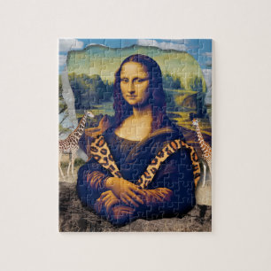 Mona Lisa op safari Legpuzzel