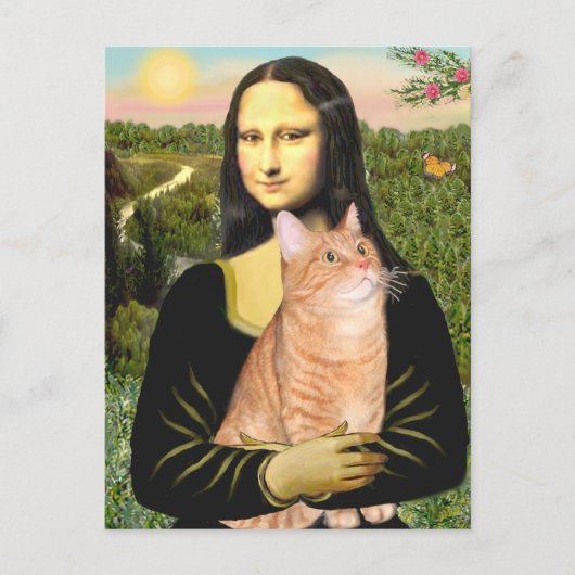 Mona Lisa - Orange Tabby SH 46 Briefkaart (Voorkant)