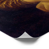 Mona Lisa Oranje Cat Poster (Hoek)