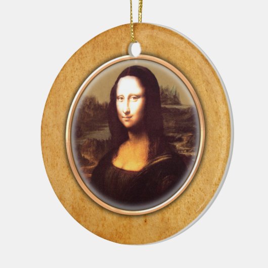 Mona Lisa Ornament van Leonardo-da Vinci. (Links)
