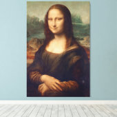 Mona Lisa Painting Canvas Afdruk (Insitu (Houten vloer))