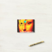 mona lisa painting story post-it® notes (Op bureau)