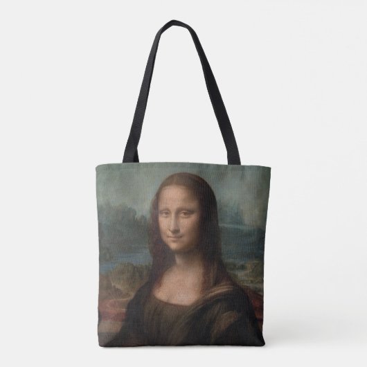Mona Lisa Painting Tote Bag (Achterkant)