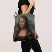 Mona Lisa Painting Tote Bag (Dichtbij)