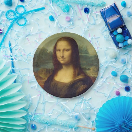Mona Lisa Papieren Bordje (Feest)