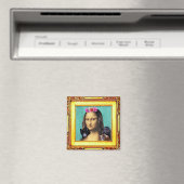Mona Lisa Parody Portrait Magneet (Insitu (Vaatwasser))