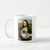 Mona Lisa - Pekingese 1b Koffiemok (Links)
