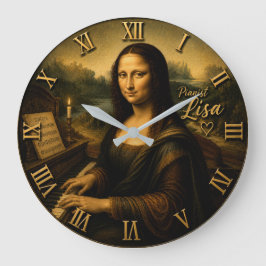 Mona Lisa Pianist Grote Klok