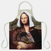 Mona Lisa Pilgrim Thanksgiving Schort (Voorkant)