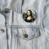 Mona Lisa Pin Ronde Button 5,7 Cm (In situ)