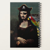 Mona Lisa Piraat en Medusa Caravaggio Planner (Achterkant)