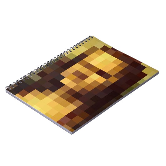 Mona Lisa pixel art Leonardo da Vinci, La Gioconda Notitieboek (Linkerzijde)