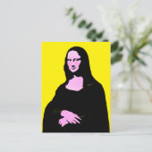 Mona Lisa Pop Art  Briefkaart (Staand voorkant)