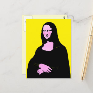 Mona Lisa Pop Art  Briefkaart