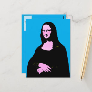 Mona Lisa Pop Art Briefkaart