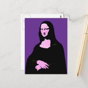 Mona Lisa Pop Art Briefkaart