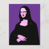 Mona Lisa Pop Art Briefkaart (Voorkant)