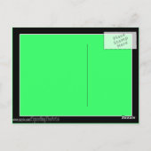 Mona Lisa Pop Art Style Briefkaart (Achterkant)