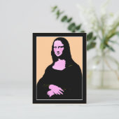 Mona Lisa Pop Art Style Briefkaart (Staand voorkant)