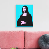Mona Lisa Pop Art Style Canvas Afdruk (Insitu (Woonkamer))