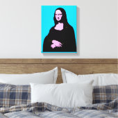 Mona Lisa Pop Art Style Canvas Afdruk (Insitu (Slaapkamer))