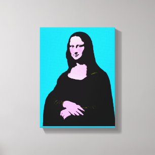 Mona Lisa Pop Art Style Canvas Afdruk