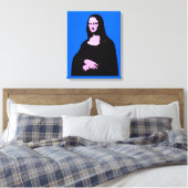 Mona Lisa Pop Art Style Canvas Afdruk (Insitu (Slaapkamer))