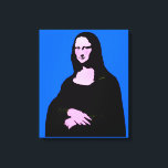 Mona Lisa Pop Art Style Canvas Afdruk<br><div class="desc">* Pop-Art stijl van Mona Lisa portret. Voeg achtergrondkleur naar keuze toe. Ga aan de slag met de knop IT AANPASSEN. ... .Een re-edit van de kunst van Leonardo da Vinci. (Mona Lisa) ... .In The *Spoofing The Arts* Store vind je herbewerkingen (meestal parodie) van beroemd kunstwerk. *** * Verschillende...</div>