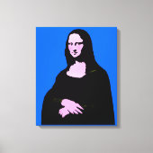 Mona Lisa Pop Art Style Canvas Afdruk (Voorkant)