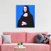 Mona Lisa Pop Art Style Canvas Afdruk (Insitu (Woonkamer))