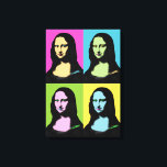 Mona Lisa - Pop Art Style Canvas Afdruk<br><div class="desc">Mona Lisa is gestileerd in Pop Art en haar beroemde glimlach is ook gekleurd. Voor Pop Kunst-liefhebbers. Met betrekking tot het schilderij Leonardo Da Vinci, dit is Art Revisited!</div>