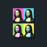 Mona Lisa - Pop Art Style Canvas Afdruk<br><div class="desc">Mona Lisa is gestileerd in Pop Art en haar beroemde glimlach is ook gekleurd. Voor Pop Kunst-liefhebbers. Met betrekking tot het schilderij Leonardo Da Vinci,  dit is Art Revisited!</div>
