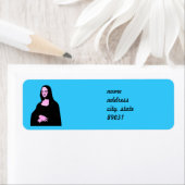 Mona Lisa Pop Art Style Etiket (Insitu)