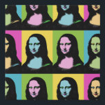 Mona Lisa - Pop Art Style Imitatie Canvas Print<br><div class="desc">Mona Lisa is gestileerd in Pop Art en haar beroemde glimlach is ook gekleurd. Voor Pop Kunst-liefhebbers. Met betrekking tot het schilderij Leonardo Da Vinci,  dit is Art Revisited!</div>