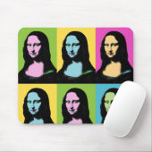 Mona Lisa - Pop Art Style Muismat (Met muis)