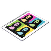Mona Lisa - Pop Art Style Notitieboek (Linkerzijde)