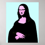 Mona Lisa Pop Art Style Poster<br><div class="desc">* Pop-Kunststijl van Mona Lisa portret. Beschikbaar in verschillende grootteopties. Verander ook de achtergrondkleur van deze! * Dit poster is beschikbaar in verschillende formaten en papiertypen. Gebruik de knop IT AANPASSEN om aan de slag te gaan. *****.Een herziening van de kunst van Leonardo da Vinci. (Mona Lisa) **** In de...</div>