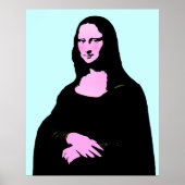 Mona Lisa Pop Art Style Poster (Voorkant)