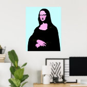 Mona Lisa Pop Art Style Poster (Thuiskantoor)