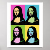 Mona Lisa - Pop Art Style Poster (Voorkant)