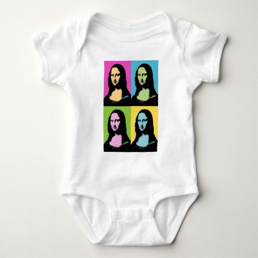 Mona Lisa - Pop Art Style Romper (Voorkant)