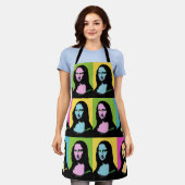 Mona Lisa - Pop Art Style Schort (Gedragen)